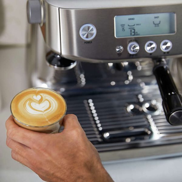 Barista Pro Brushed Stainless Steel Espresso Machine - Image 3