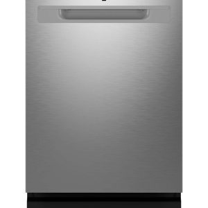 GE 24" Top Control Dishwasher with 3rd Rack and DryBoost - 45 dBA - Stainless Steel