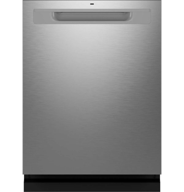 GE 24" Top Control Dishwasher with 3rd Rack and DryBoost - 45 dBA - Stainless Steel