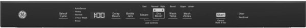 GE 24" Top Control Dishwasher with 3 Racks and 5 Wash Cycles - 50 dBA - Fingerprint Resistant Stainless Steel - Image 4