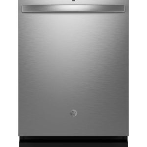 GE 24" Top Control Dishwasher with DryBoost and 3rd Rack - 45 dBA - Stainless Steel
