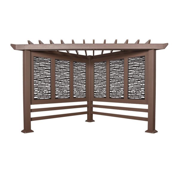 Hampton Traditional Steel Cabana Pergola - Image 2