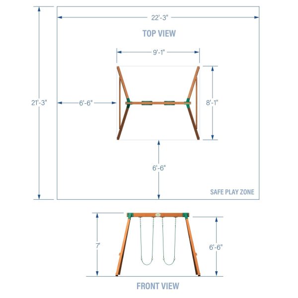 Heavy-Duty Durango Swing Set - Image 3