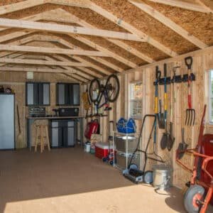 Handy Home Manhattan 12 ft. W x 24 ft. D Manufactured Wood Storage Shed - Image 3