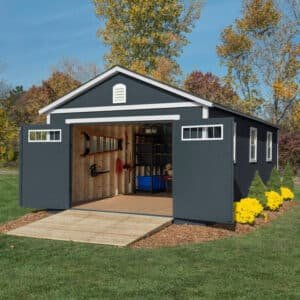 Handy Home Manhattan 12 ft. W x 24 ft. D Manufactured Wood Storage Shed