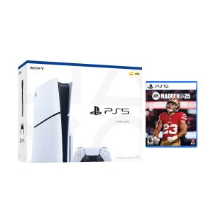 Sony PlayStation 5 Console Disc (Slim) with EA Sports Madden NFL 25 – PlayStation 5