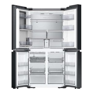 36" Bespoke 4 Door Flex Counter Depth French Door Refrigerator with Beverage Center - Stainless Steel - Image 2