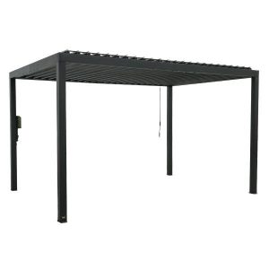 14×10 Sarasota Steel Louvered Pergola - Image 2