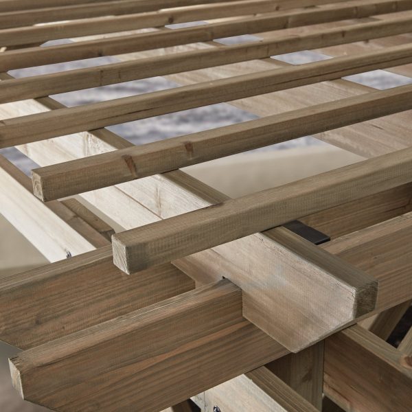 14×10 Somerville Pergola – Barnwood Stain - Image 6
