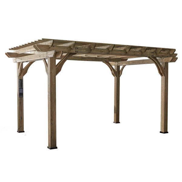 14×10 Somerville Pergola – Barnwood Stain - Image 2