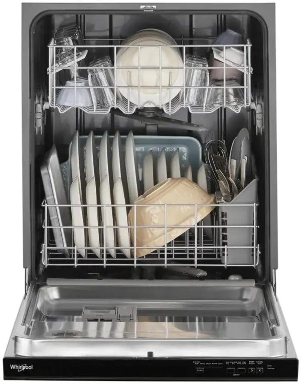 Whirlpool 24" Top Control Dishwasher with Triple Filtration System - 55 dBA - Black - Image 4