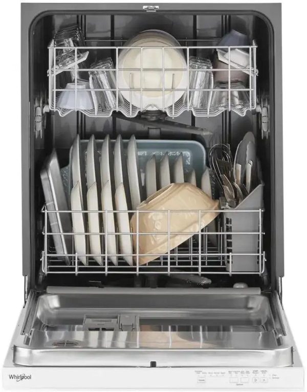Whirlpool 24" Top Control Dishwasher with Triple Filtration System - 55 dBA - White - Image 4