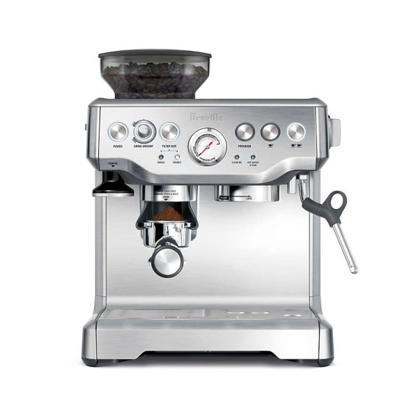 Breville Barista Express Impress Espresso Machine Brushed Stainless Steel