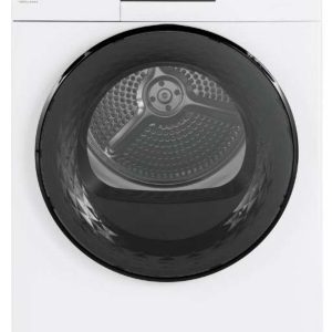 GE 24" 4.3 cu. ft. Electric Dryer with HE Sensor Dry and Stainless Steel Drum - White