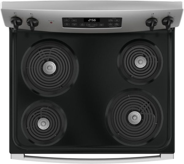 GE 30" Freestanding Electric Range - Stainless Steel - Image 4
