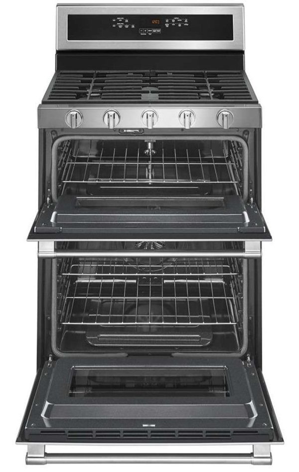 30" Maytag Gas Range with Double Oven - Fingerprint Resistant Stainless Steel - Image 2