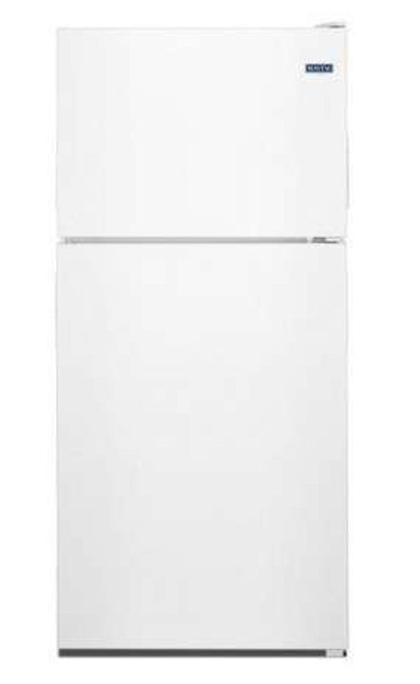 33" Maytag Top Freezer Refrigerator with Power Cold and BrightSeries LED Lighting - White