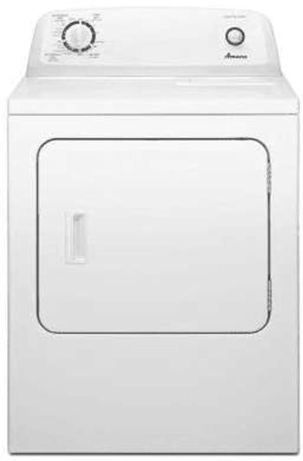 Amana 29" 6.5 cu. ft. Electric Dryer with Automatic Dryness Control and a Wrinkle Prevent Option - White