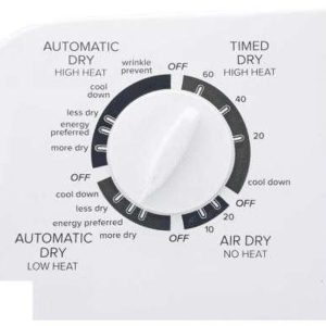 Amana 29" 6.5 cu. ft. Electric Dryer with Automatic Dryness Control and a Wrinkle Prevent Option - White - Image 3