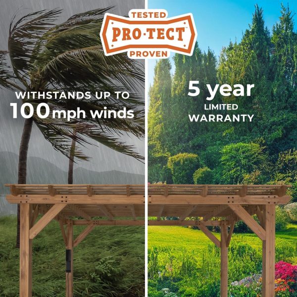 14×10 Delray Pergola - Image 4