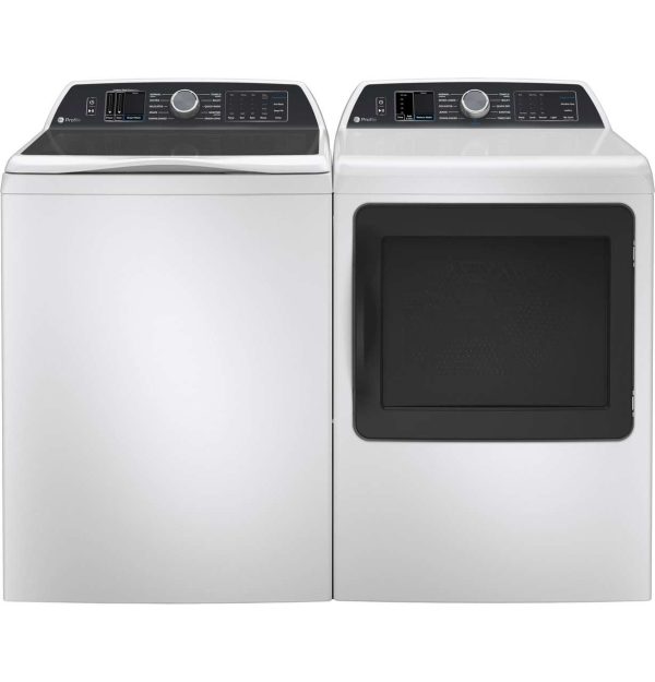 GE Profile 28" Smart Top Load Washer 5.3 cu. ft. with Agitator - White - Image 3