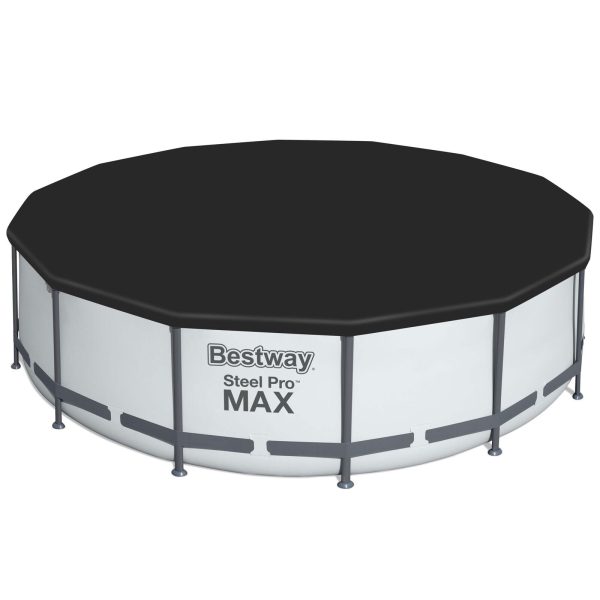 Bestway Steel Pro MAX 14'x48" Round Above Ground Swimming Pool with Pump & Cover - Image 4