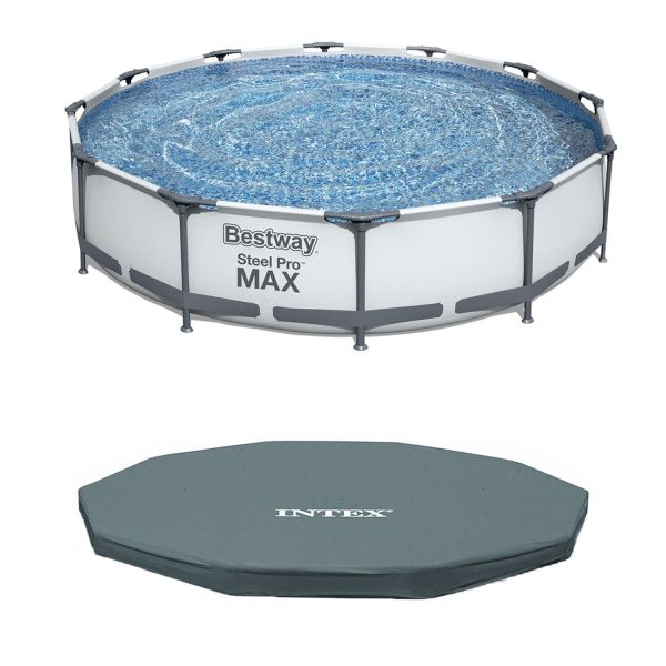 Bestway Steel Pro 12ft x 30in Frame Above Ground Pool Set with Pump - Image 5