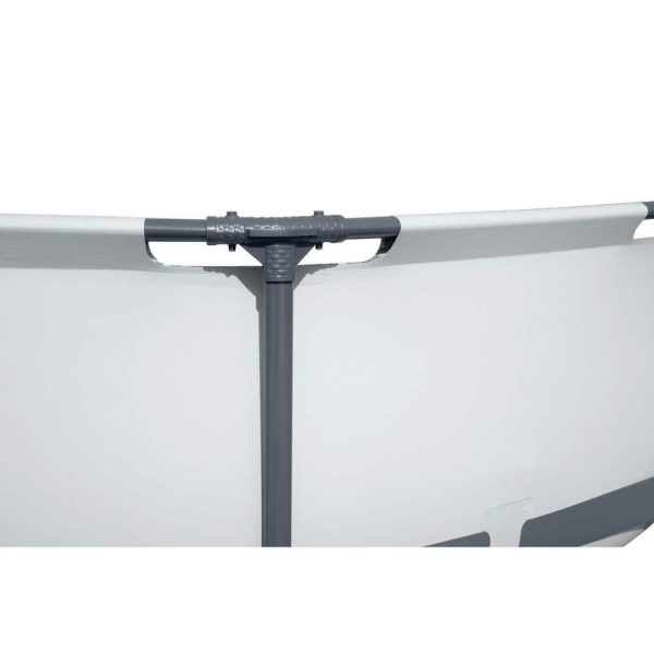 Steel Pro Max 12 ft. Round x 30 in. Deep Above Ground Swimming Pool and Pump - Image 3
