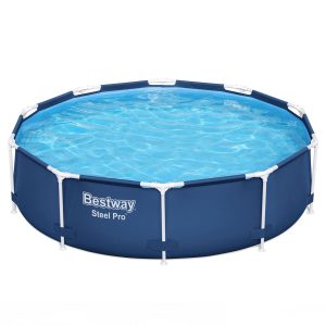 Bestway Steel Pro 10'x30" Round Above Ground Swimming Pool Set with Filter Pump - Image 6
