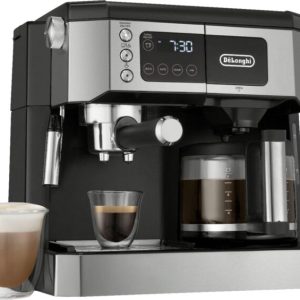 De’Longhi COM530M – Digital All-in-One Combination Coffee and Espresso Machine – Black and Stainless Steel –