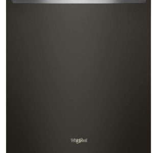 Whirlpool 24" Top Control Dishwasher - 47 dBA - Fingerprint Resistant Black Stainless Steel