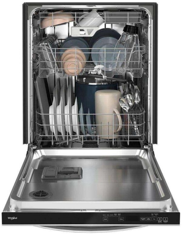 Whirlpool 24" Top Control Dishwasher with QuickWash and 3rd Rack - 47 dBA - Fingerprint Resistant Stainless Steel - Image 3