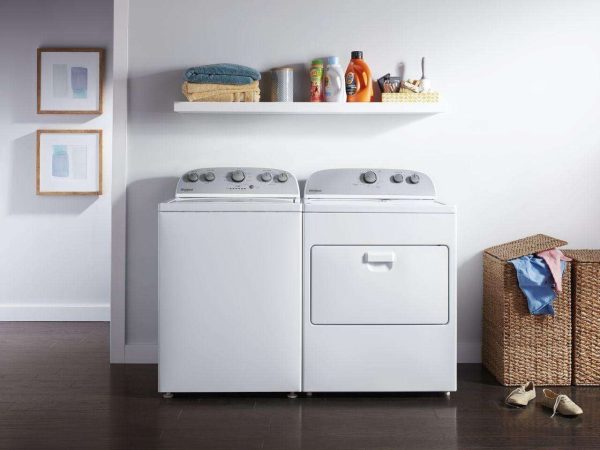 Whirlpool 29" 7.0 cu. ft Electric Dryer with AutoDry Drying System and Wrinkle Shield Option - White - Image 4