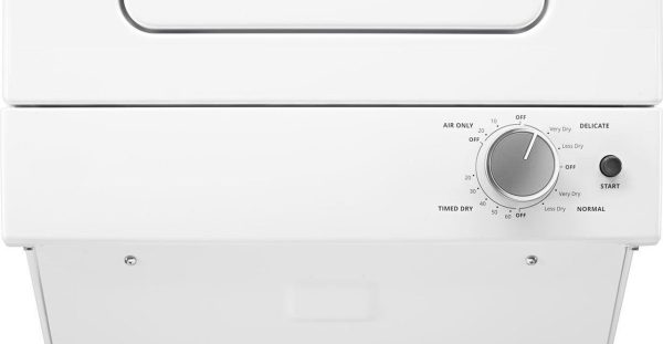 Whirlpool 24" Stacked Laundry Center with 1.6 cu. ft. Washer and 3.4 cu. ft. Electric Dryer - White - Image 5