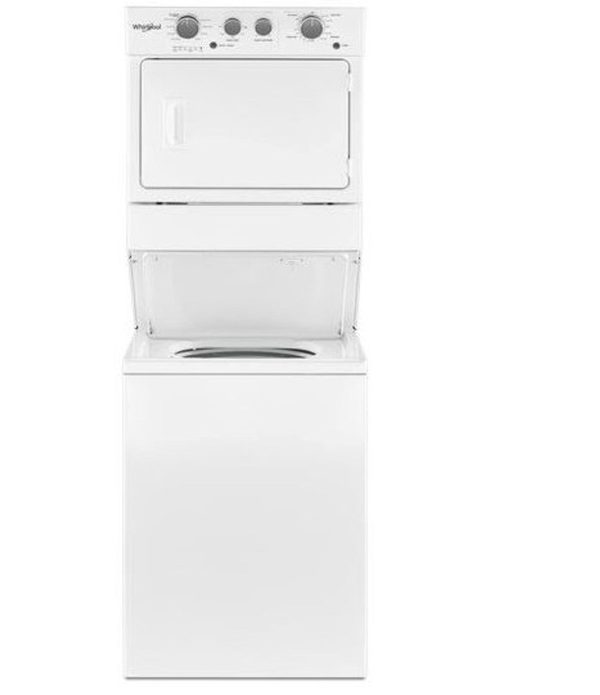 Whirlpool 27" Stacked Laundry Center with 3.5 cu. ft. Washer and 5.9 cu. ft. Electric Dryer - White - Image 5