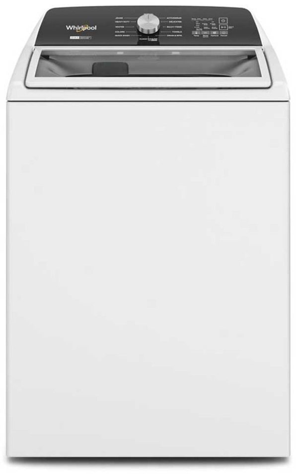 Whirlpool 28" Top Load Washer 4.8 cu. ft. with Removable Agitator and EasyView - White